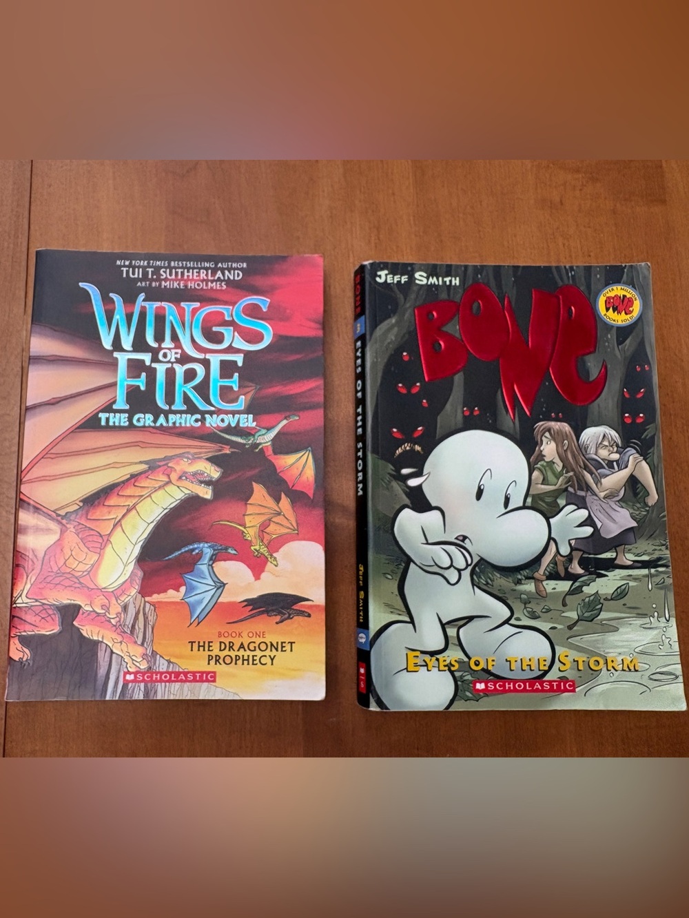 (2/$40) Wings Of Fire and Bone Graphic Novels